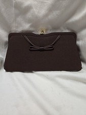 Vintage Brown Evening Clutch