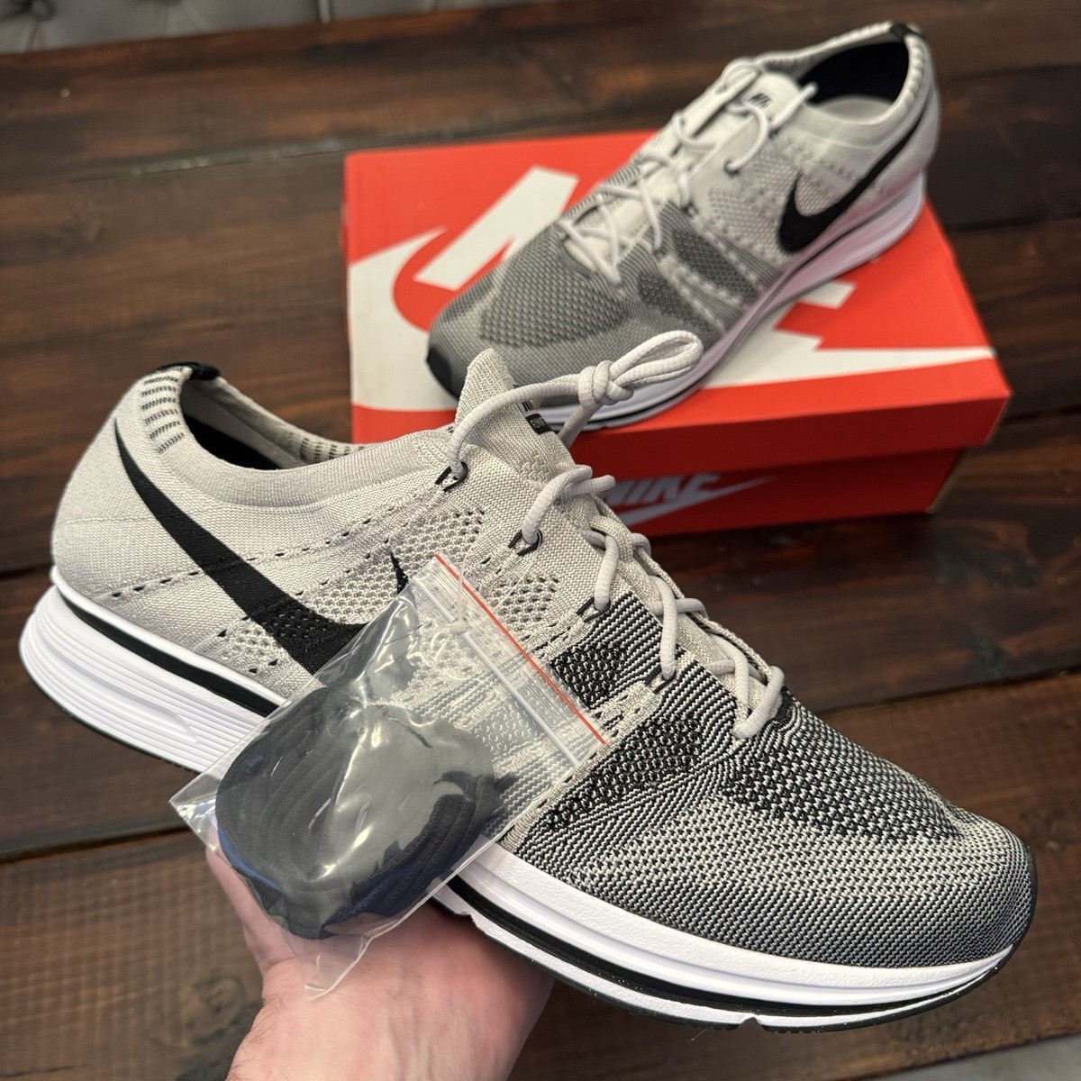 mens fly knit trainers