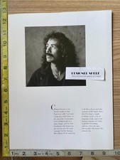 Moby Grape Band & Carlos Santana Headshot 2 Scene Book Photograph