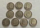 90% Silver Roosevelt Dimes - Mixed Years and Mints - Lot of 10