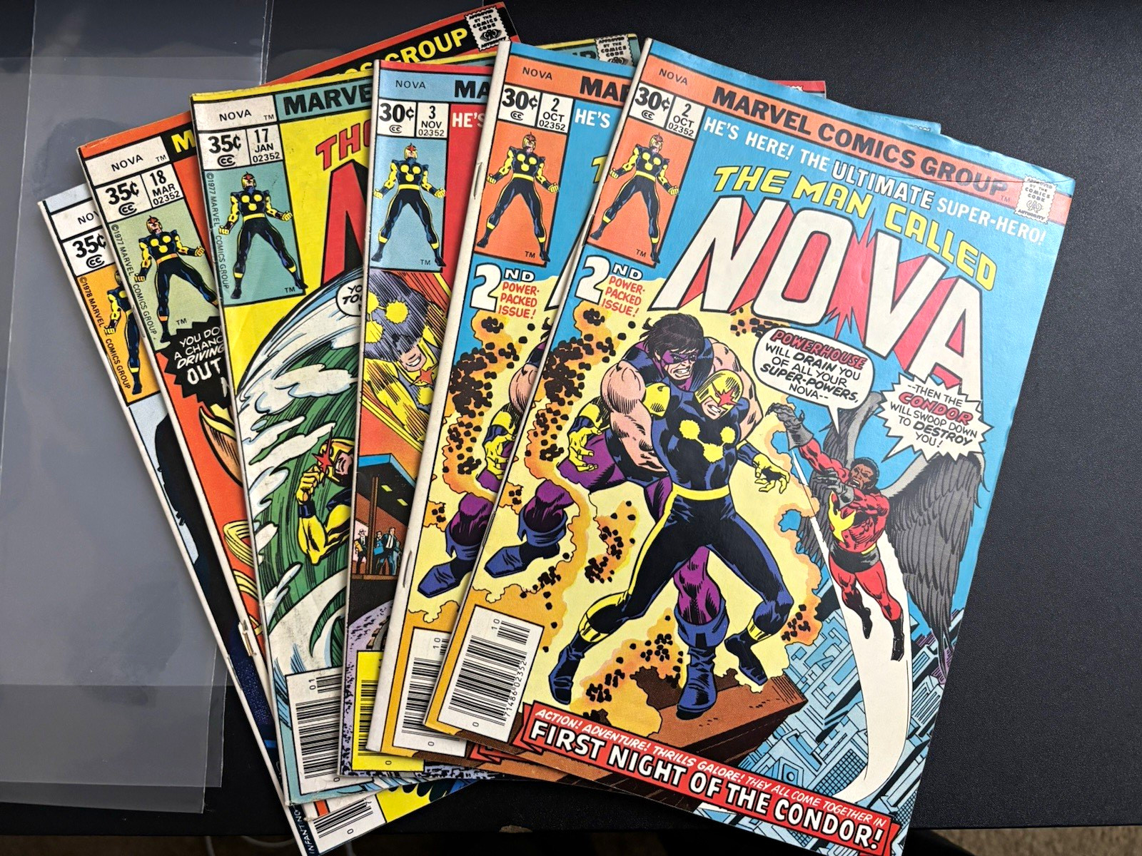Marvel The Man Called Nova #2 (1976)  Lot. #2 #2 #3 #17 #18 #21