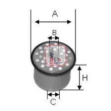 Kraftstofffilter für Peugeot 205 2 20A/C 306 7A 7B 7E 309 1 10C 3C 405 | 675647