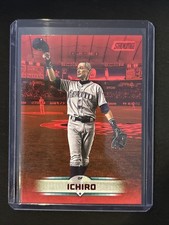🔥Ichiro Suzuki 2025 Topps Stadium Club #182 Red Foil #182 Mariners
