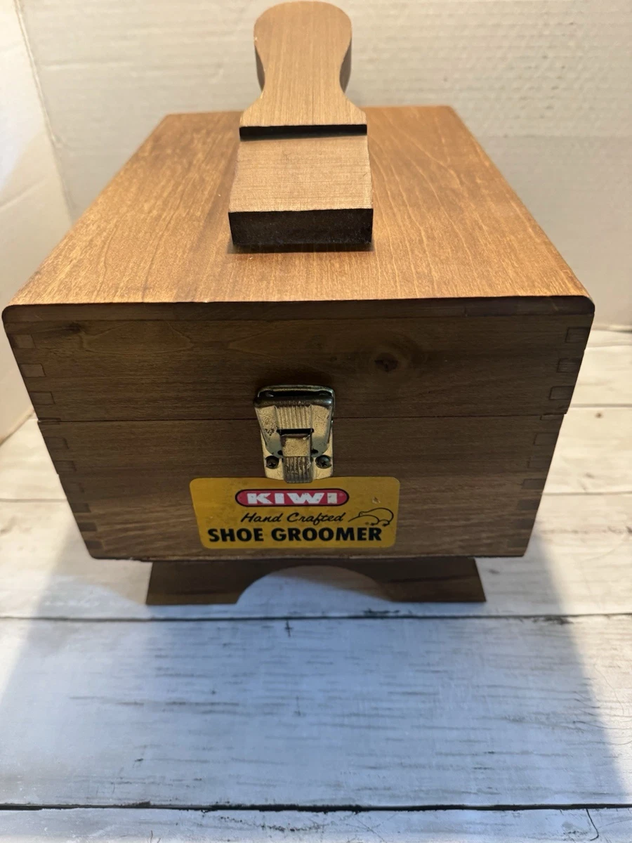 Kiwi Wooden Vintage Shoe Shoe Shine Boxes for sale | eBay