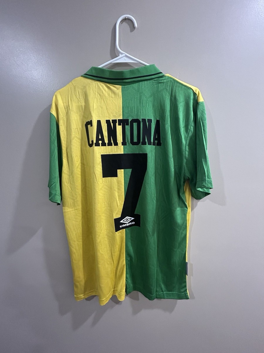 Vintage 1992-94 Manchester United Umbro Away Jersey Cantona #7 L