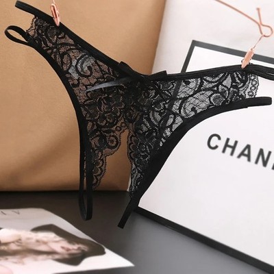 Hose mit offenem Schritt NEU Schlüpfer Tanga G String sexy ouvert Unterhose Panty