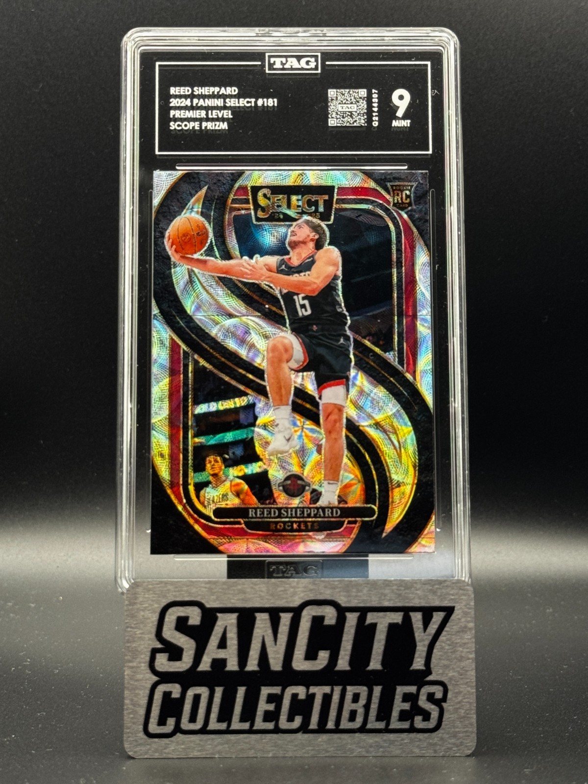 2024-25 Panini Select - Premier Level Reed Sheppard #181 Scope Prizm (RC)