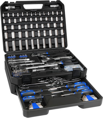 Prostormer 279-Piece Mechanics Tool Set with Toolbox, Blue