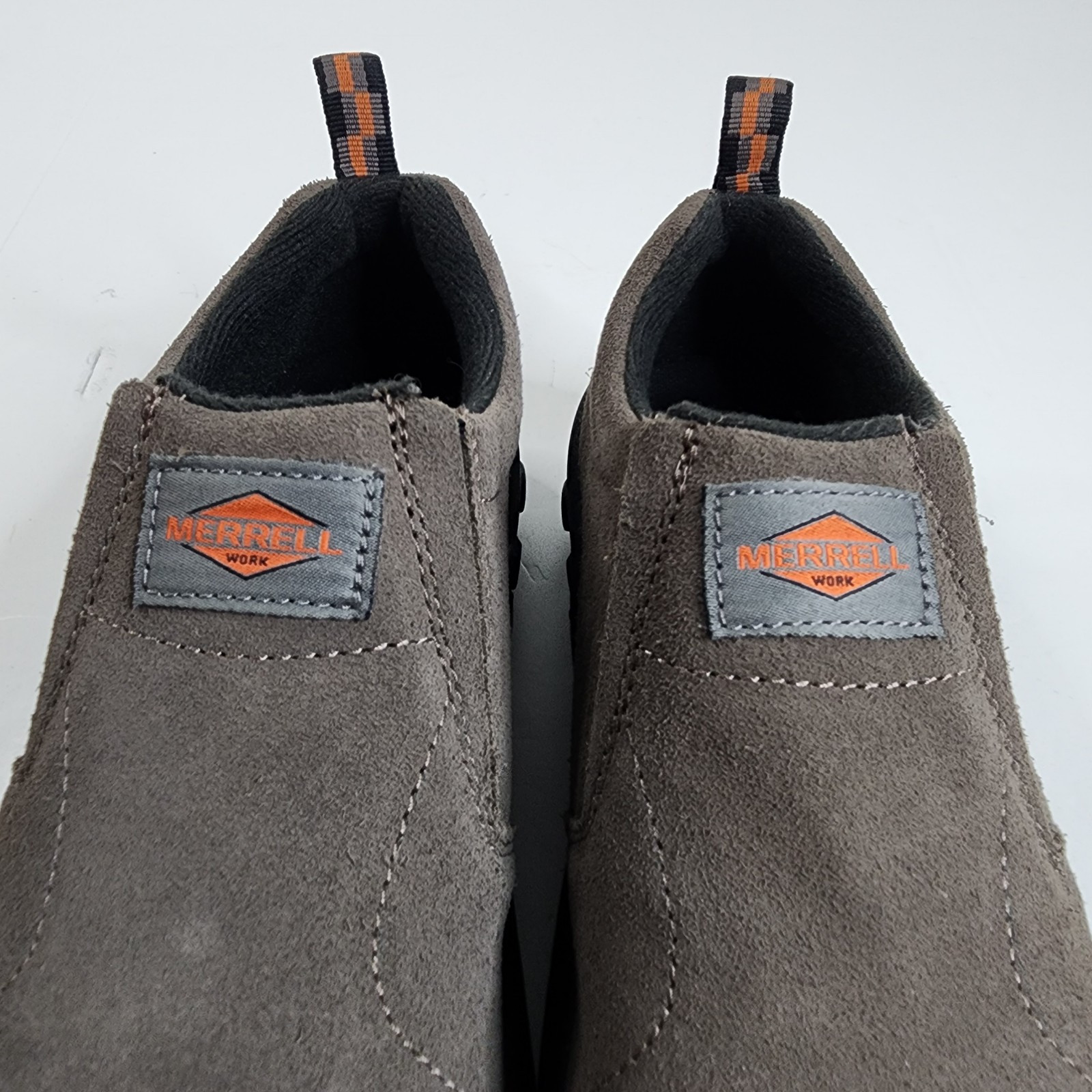 Merrell Jungle Moc Work punta in lega uomo 7 W ampia canna di fucile scamosciata slip on