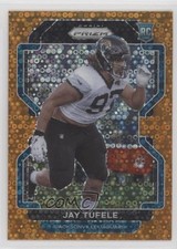 2021 Panini Prizm Rookie Orange Disco Prizm Jay Tufele #440 10l8