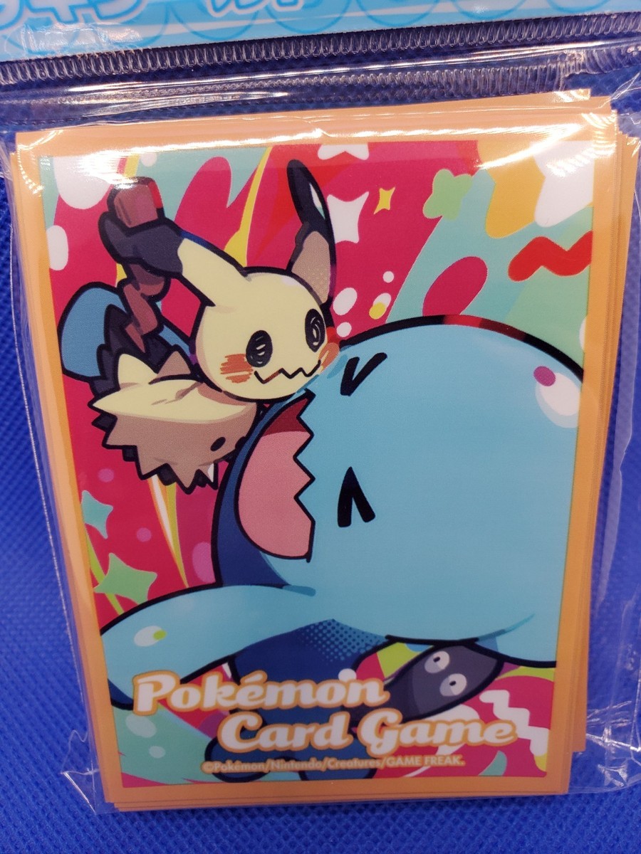 mimikyu card sleeves Pokemon Center Original Card Sleeves Mimikyu & Wobbuffet Orange Japan