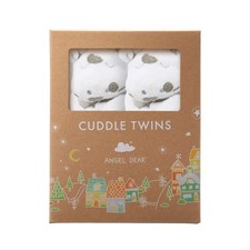 White Cow with Grey Spots Cuddle Twin Set Soft Plush Bedding Theme Decor