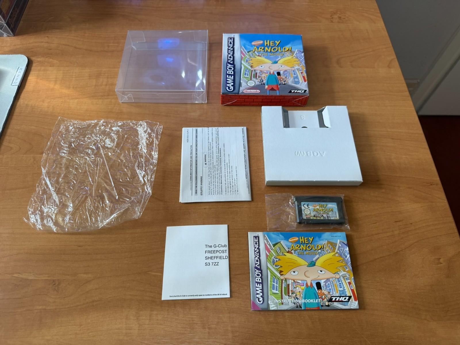 Hey Arnold! The Movie Nintendo Gameboy Advance - PAL EUR - CIB Complete RARE