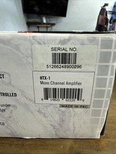 Wet Sounds Htx-1 Mono Channel Amplifier Silver