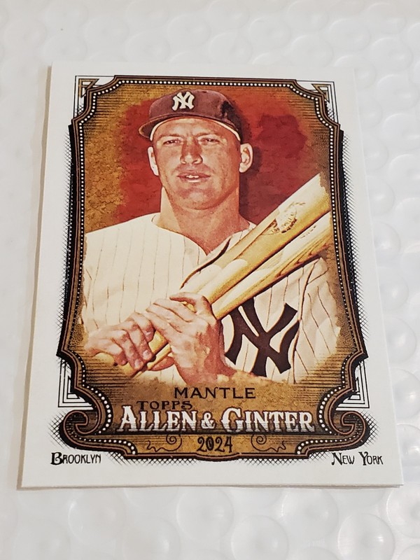 2024 Topps Allen & Ginter Mickey Mantle #142 - New York Yankees - HOF! - Free Sh