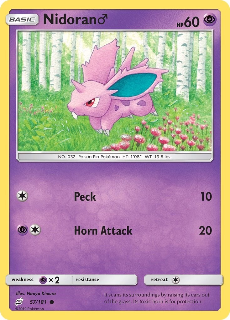 LP - Nidoran M SM9 - 57/181 SM - Team Up