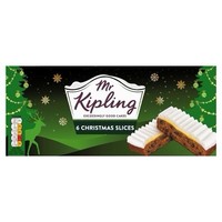 Mr Kipling Extremely Good Cakes 6 Christmas Fruit Cake Slices 2 Pack