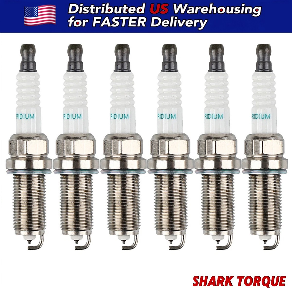 6PCS Spark Plugs Fit For GS300 GS450H GS350 S250 OEM 90919-01249  FK20HBR11