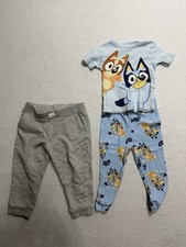 Carter's Bluey Bingo 2T Snug Fit Cotton Short Sleeve 3-Pc Pajama Set