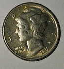 1921 D Mercury Dime 10C  KM#140