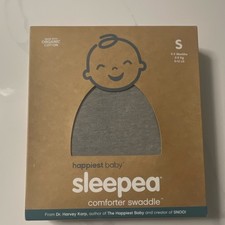 Happiest Baby Sleepea Swaddle Organic Cotton 0-2 Months Gray