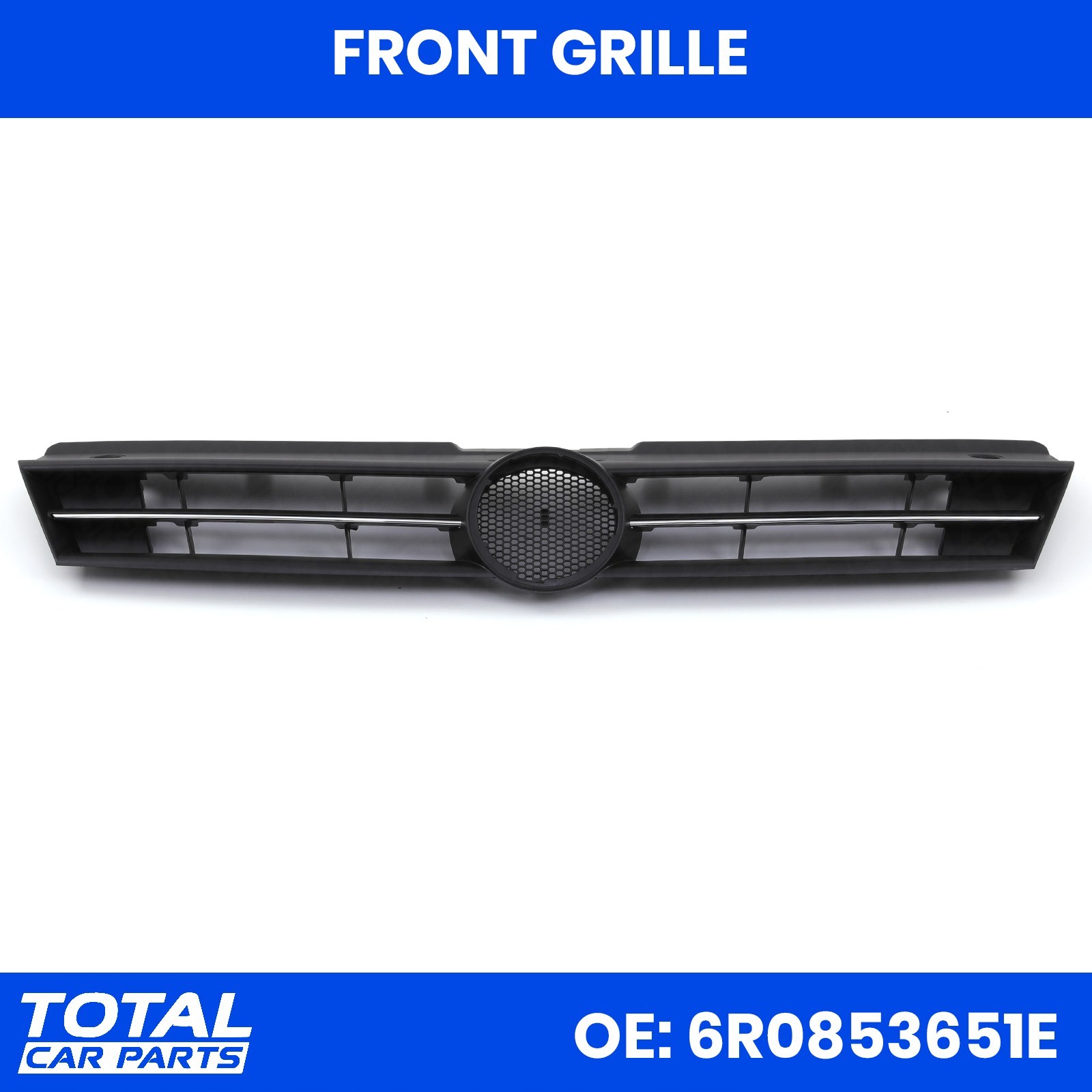 FRONT GRILLE CRASH REPAIR OEM STYLE FOR VW POLO MK5 HATCHBACK 2009-2014
