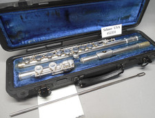 Selmer USA Silver Plated Flute w/ Case New Pads - Polished - Reconditioned