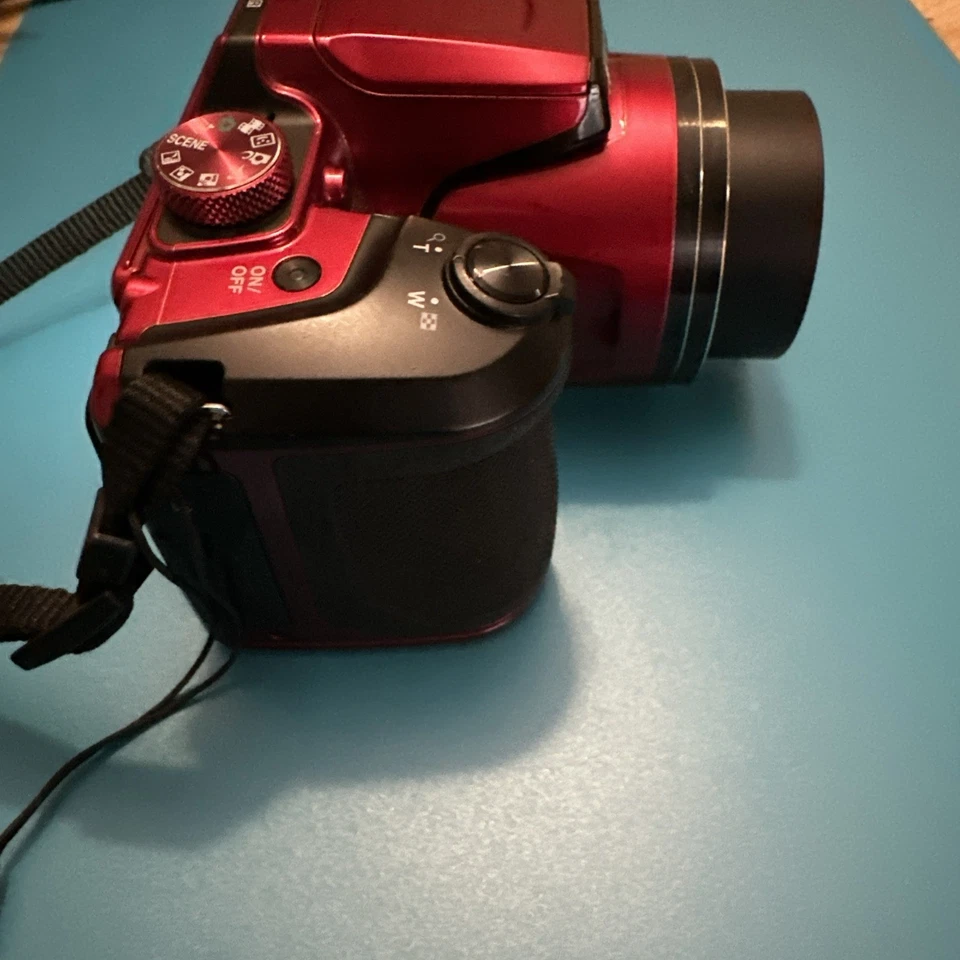 Nikon Coolpix B500 Red Digital Camera 40x Zoom 16 MP Wi-fi Tested Works  - Image 3 of 4