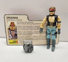 Vintage G.I. Joe Torch (1985) 3.75" Action Figure With Some Accessories & Card