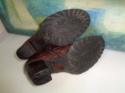 Born Womens Brown Leather Slip On Casual Low Loafers Size 6.5M - Picture 8 of 8