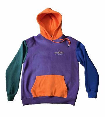 Ms. Marvel VFX Crew Colorblock Hoodie Sweatshirt Size L 2022 Marvel Comics Agora