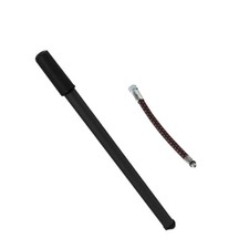 POMPA GONFIATORE PER PNEUMATICI RUOTE BICI BICICLETTA CON RACCORDO FLESSIBILE