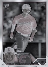 [DIGITAL] Topps Bunt - Tyler Freeman - Topps Chrome 23 S1 - Black White Base