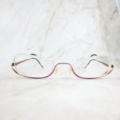 lindberg Eyeglasses Frame 2316 Women's Purple Metal Half rim 50-16-150