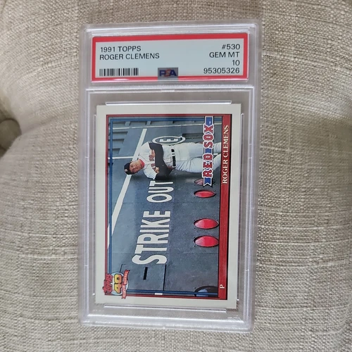 ROGER CLEMENS  PSA 10 GEM MT 1991 Topps