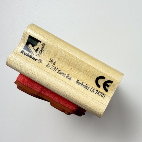 Road Runner Cartoon~Looney Tunes Rubber Stamp~ 1.5"X 2.25"~Rubber Stampede 008D - Picture 3 of 7