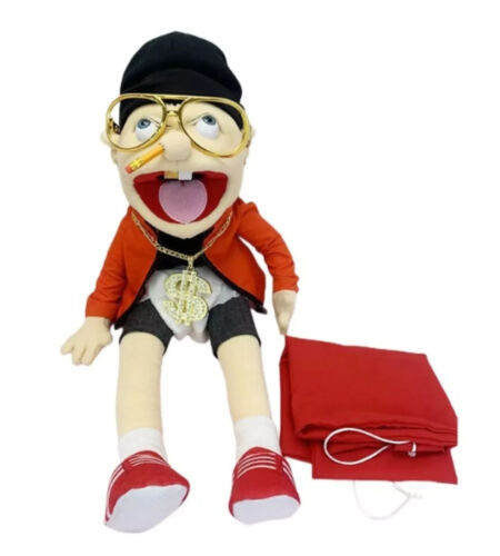 ⛄ Jeffy Puppe billig kleine Jeffy Handpuppe Plüschtier 23 Zoll Stofftier Puppe Kinder Geschenk