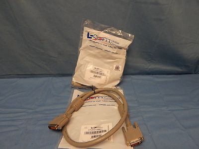 2 NEW L-Com CTLDVI-I-MM3 Global Connectivity 3ft Premium Dual Link DVI-I Cables