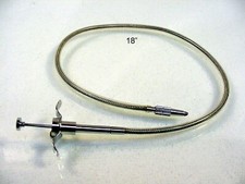 Vtg Japan 18" Cable Release  Genuine Generic  Locking  Nice  14.55  6b