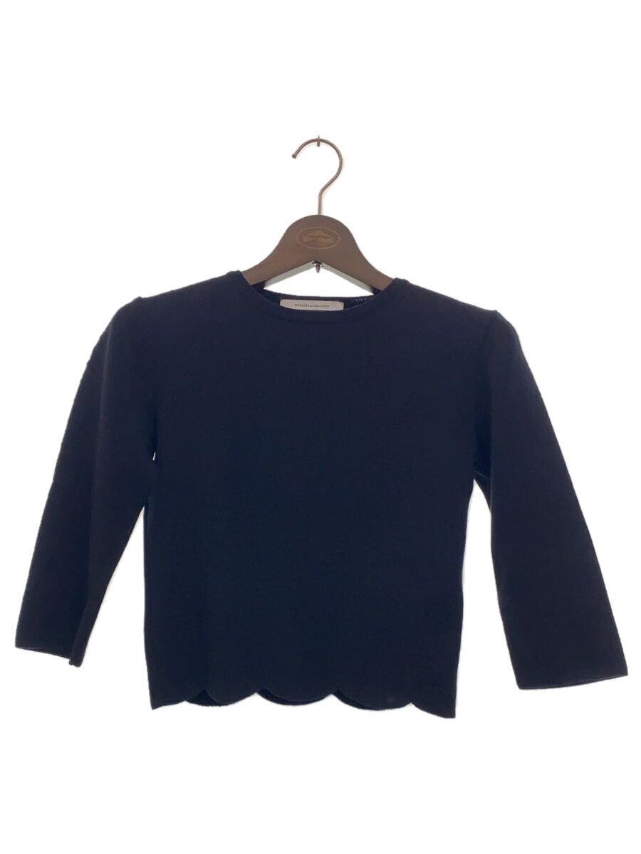 BORDER SLEEVE SWEATER ブラック36 BORDER SLEEVE SWEATER ブラック36