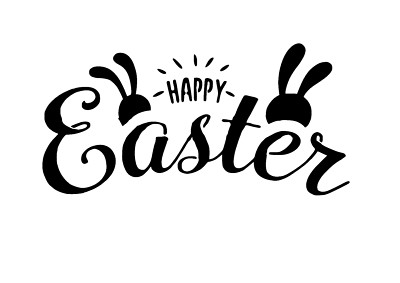 Schablone '' Happy Easter4 '' auf A4