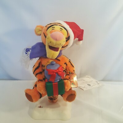 Telco Disney Tigger Christmas Animated Winnie The Pooh Figure 1998 Vintage