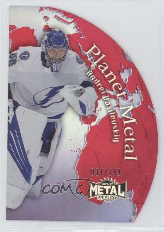 2021 Skybox Metal Universe Planet Red Achievement /199 Andrei Vasilevskiy #PM-7