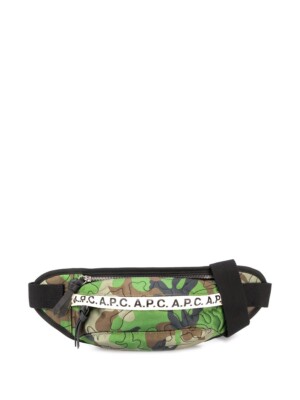 A.P.C. LUCILLE FANNY BELT BAG CAMOUFLAGE NWT eBay