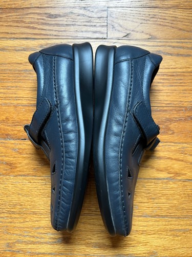 Zapatos Mary Janes SAS 8 anchos de cuero azul para mujer - ¡Excelentes! - Imagen 4 de 12