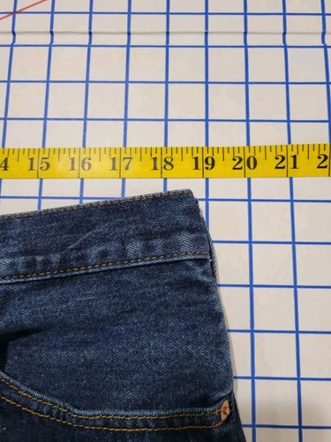 Levis 517 Mens Bootcut Jeans Size 38 X 34 100% Cotton Dark Wash - Picture 6 of 14