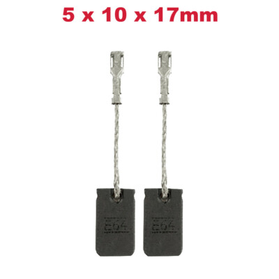 2x Schleifkohle Kohlebürste 5x10x17mm für Bosch GWS 11-125 CIE GWS 11-125 CIH