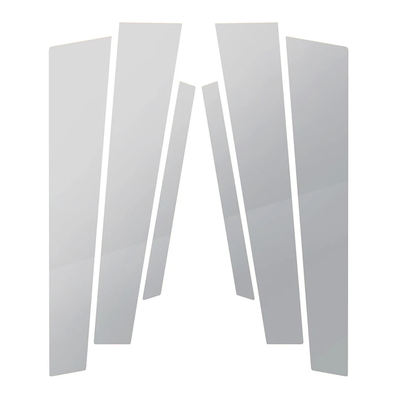 Window Pillar Posts Sticker Silver For Mercedes-Benz S-Class W221 2007–2013 - Изображение 2 из 4