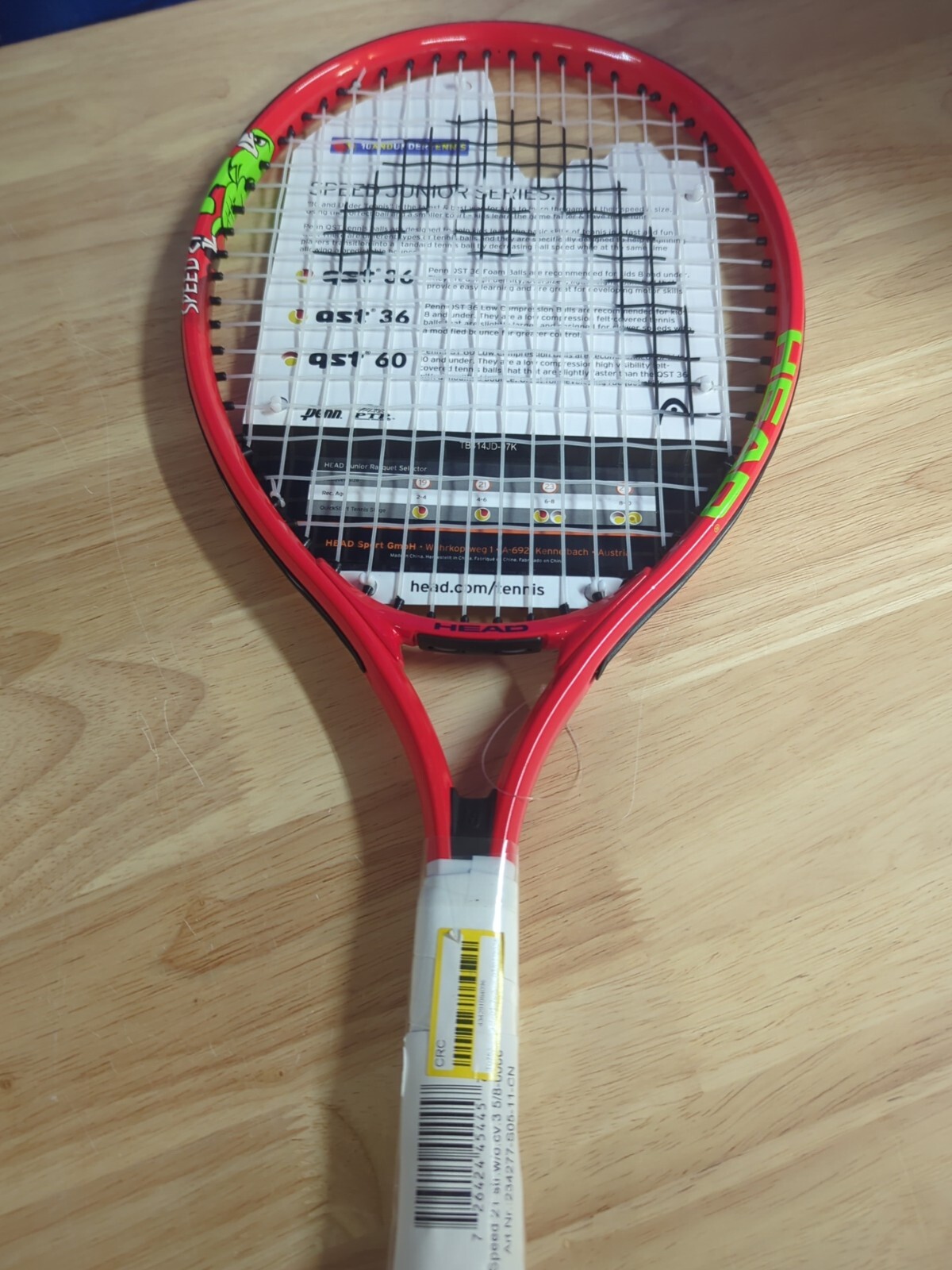 HEAD Speed Junior Tennis Racquet Size 21 - Brand New
