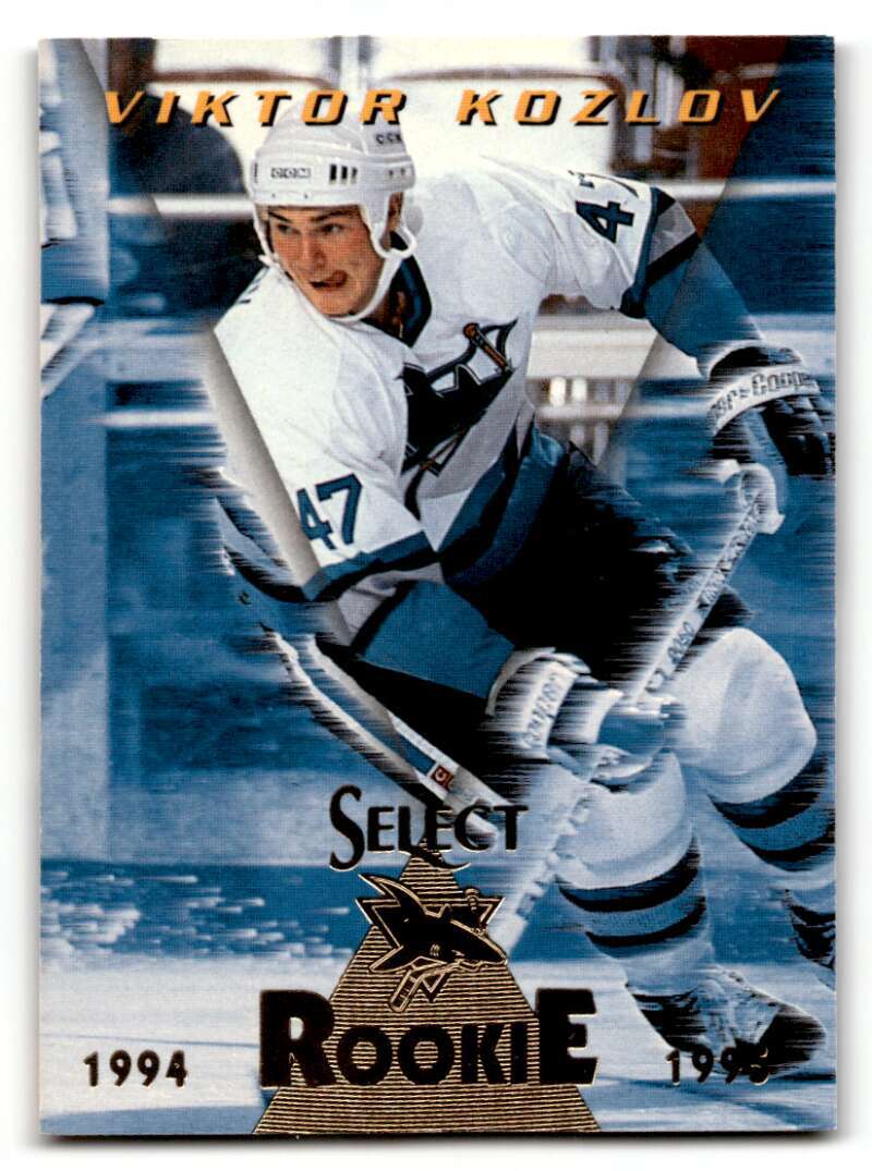 1994 Select #174 Viktor Kozlov San Jose Sharks Hockey Cards 1994 Select #174 Viktor Kozlov San Jose Sharks Hockey Cards